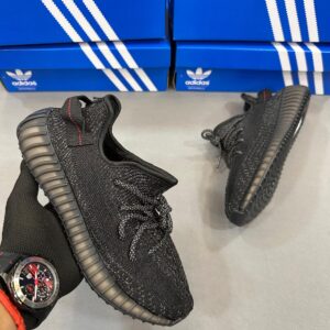 Adidas Yeezy 350 V2 Black First Copy Shoes